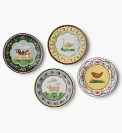 Porcelain Dessert Plate Set