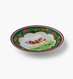 Porcelain Dessert Plate Set