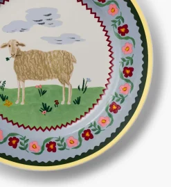 Porcelain Dessert Plate Set