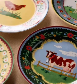 Porcelain Dessert Plate Set