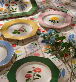 Porcelain Dessert Plate Set