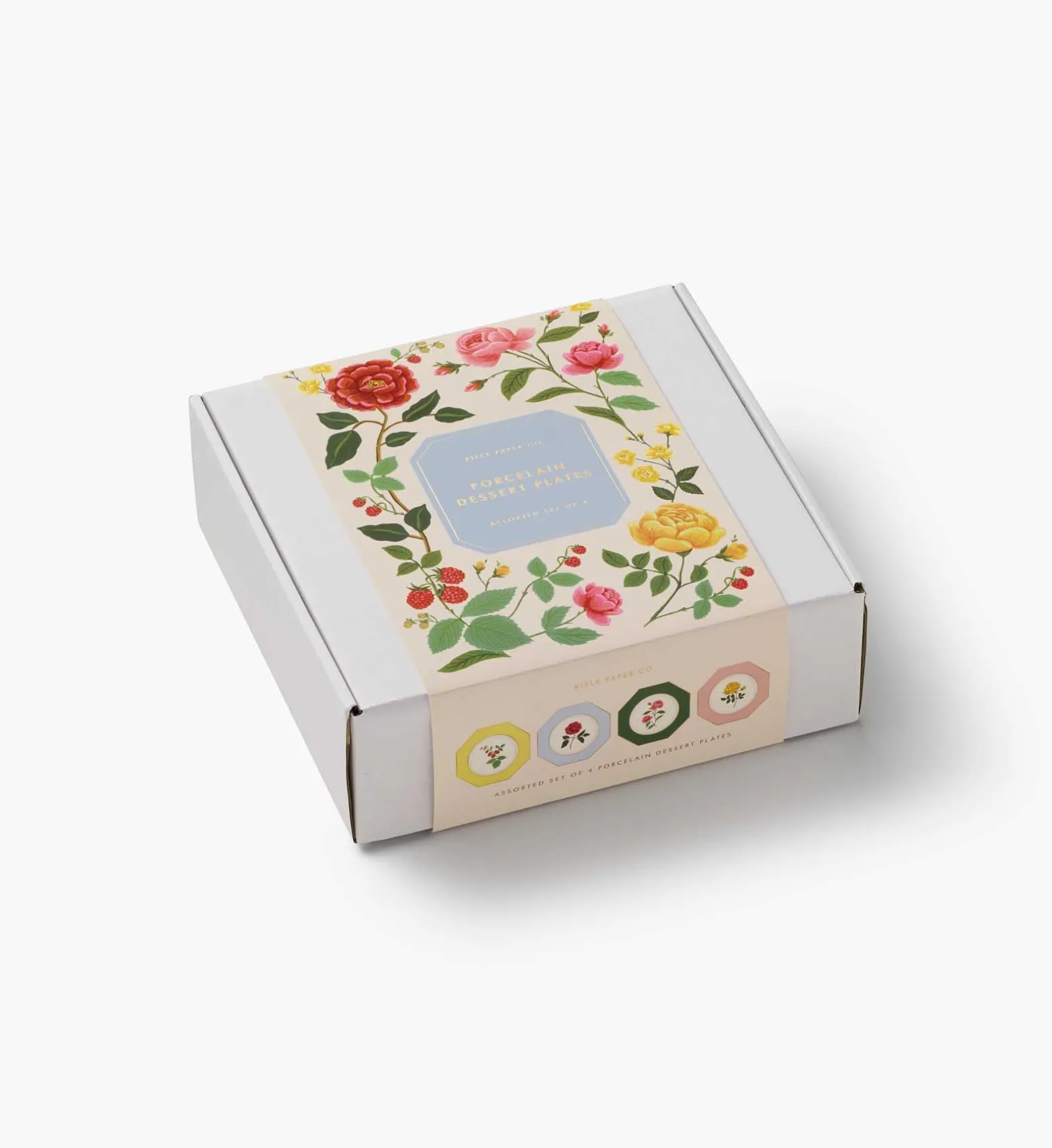 Porcelain Dessert Plate Set