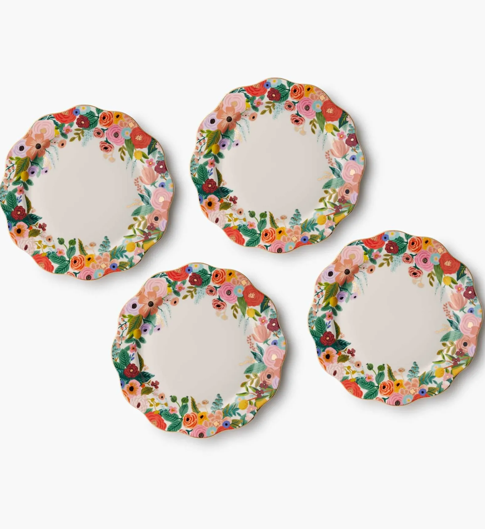 Porcelain Dinner Plate Set