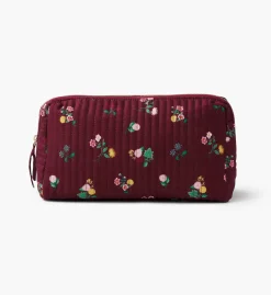 Quilted Large Cosmetic Pouch