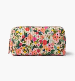 Quilted Large Cosmetic Pouch