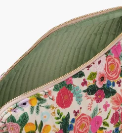 Quilted Large Cosmetic Pouch