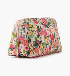 Quilted Large Cosmetic Pouch