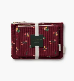 Quilted Pouch Set