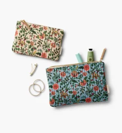 Quilted Pouch Set