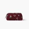 Quilted Small Cosmetic Pouch