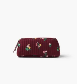 Quilted Small Cosmetic Pouch