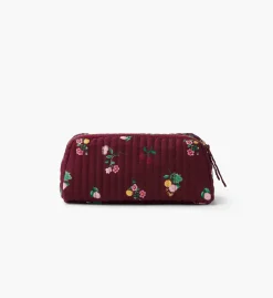 Quilted Small Cosmetic Pouch