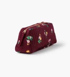 Quilted Small Cosmetic Pouch