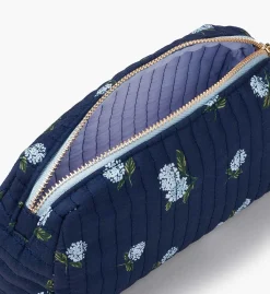 Quilted Small Cosmetic Pouch