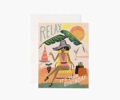 Relax Birthday Card