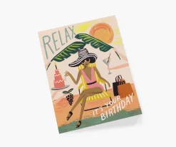 Relax Birthday Card