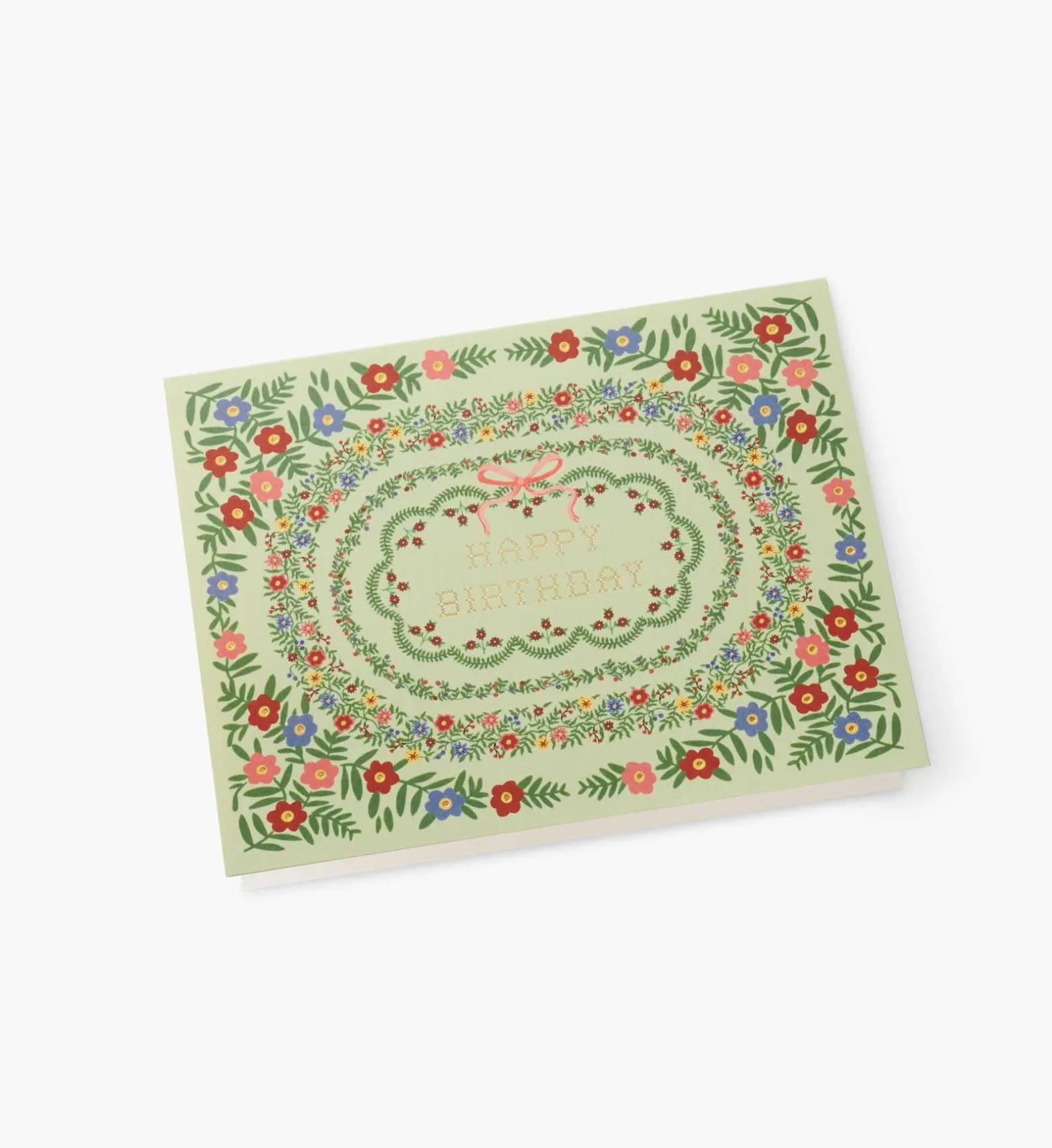 Rosette Birthday Card