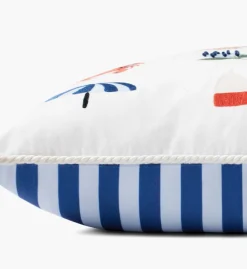 Seaside Embroidered Pillow