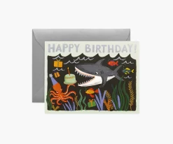 Shark Birthday Card