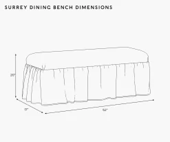 Surrey Dining Bench