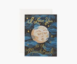 To the Moon and Back Love & Friendship Card