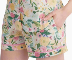 Voile Button Front Short Set