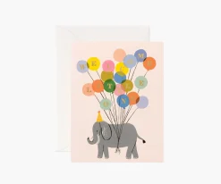 Welcome Elephant Baby Card