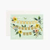 Welcome Garland Baby Card
