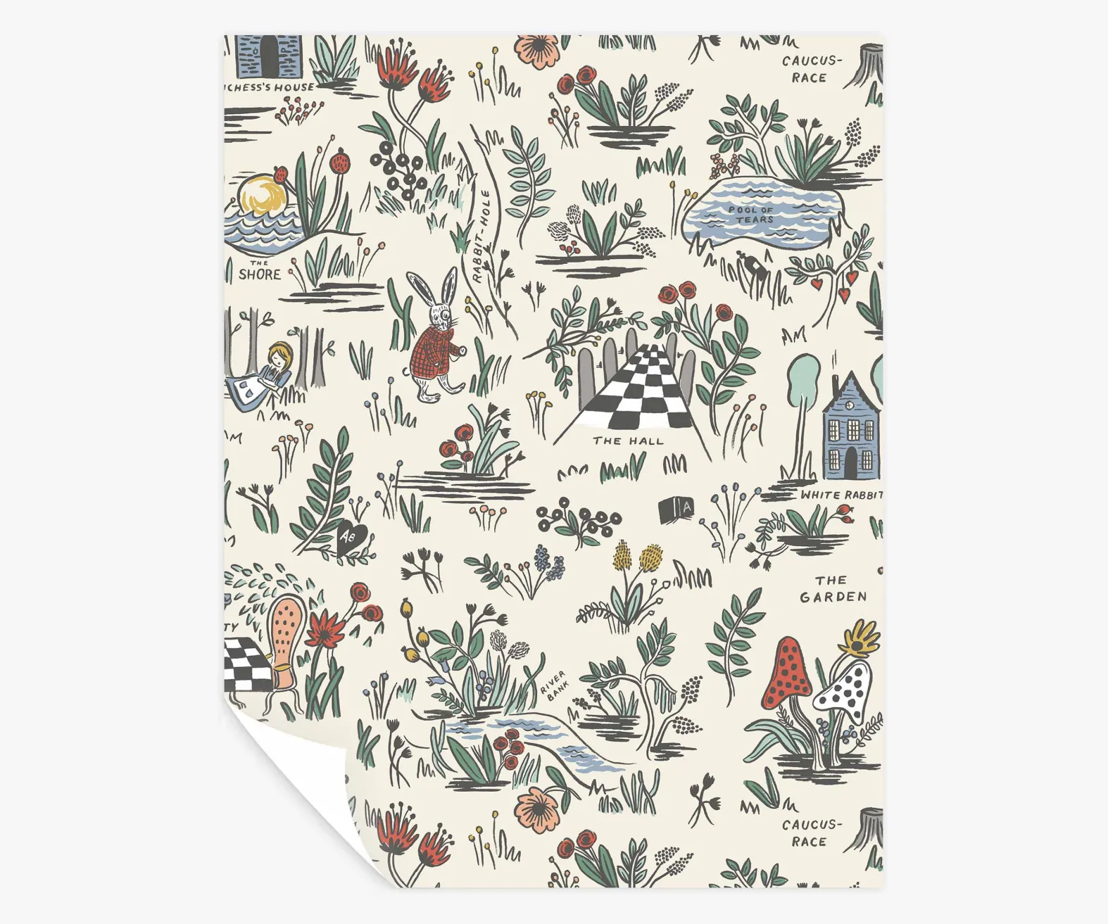 Wonderland Peel & Stick Wallpaper Sample