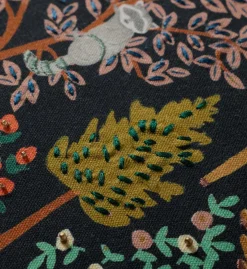 Woodland Forest Embroidered Pillow