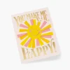 You Make Me Happy Love & Friendship Card