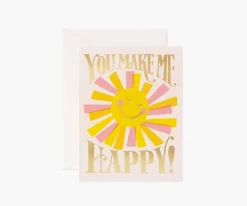 You Make Me Happy Love & Friendship Card